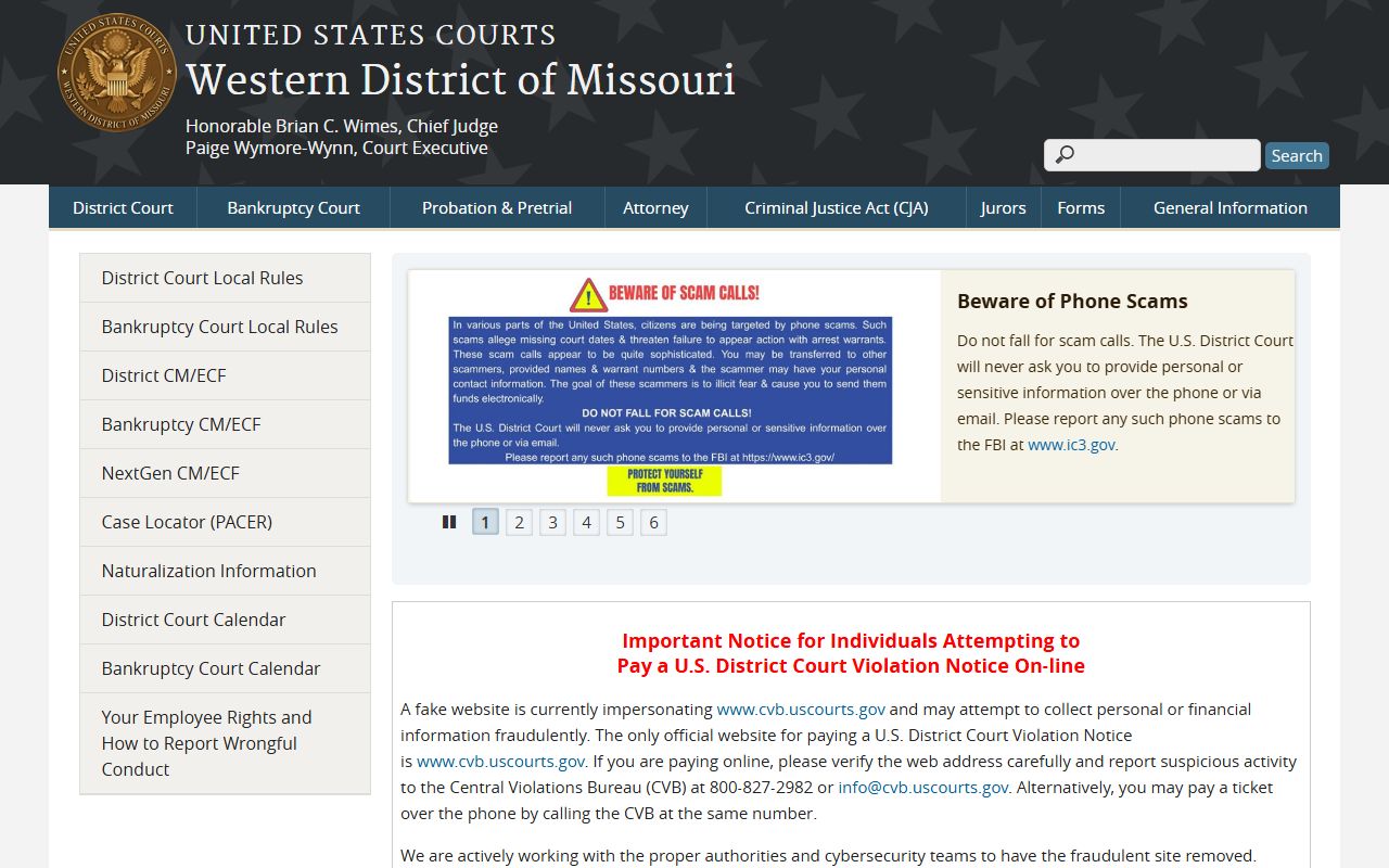 Jasper County Circuit Court federal Western District distinction