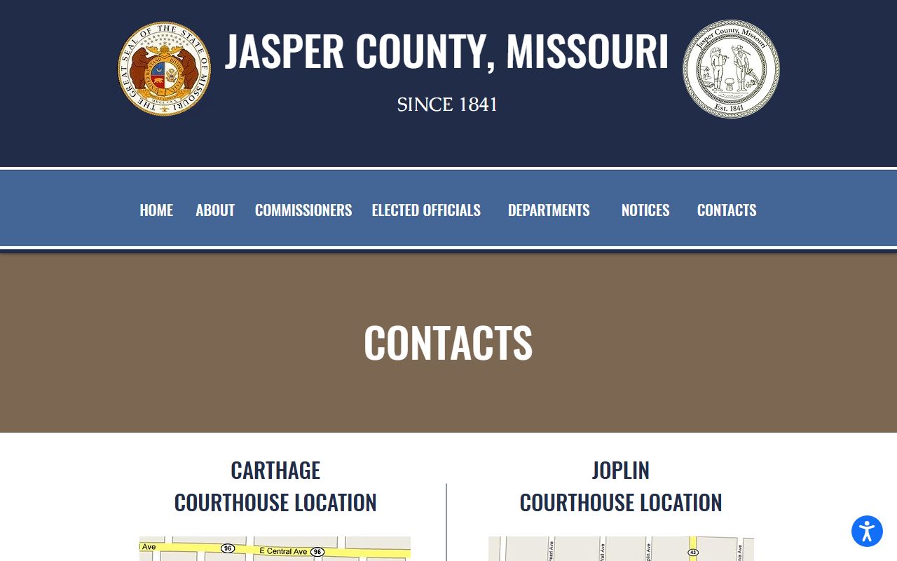 Jasper County court records county courthouse contacts