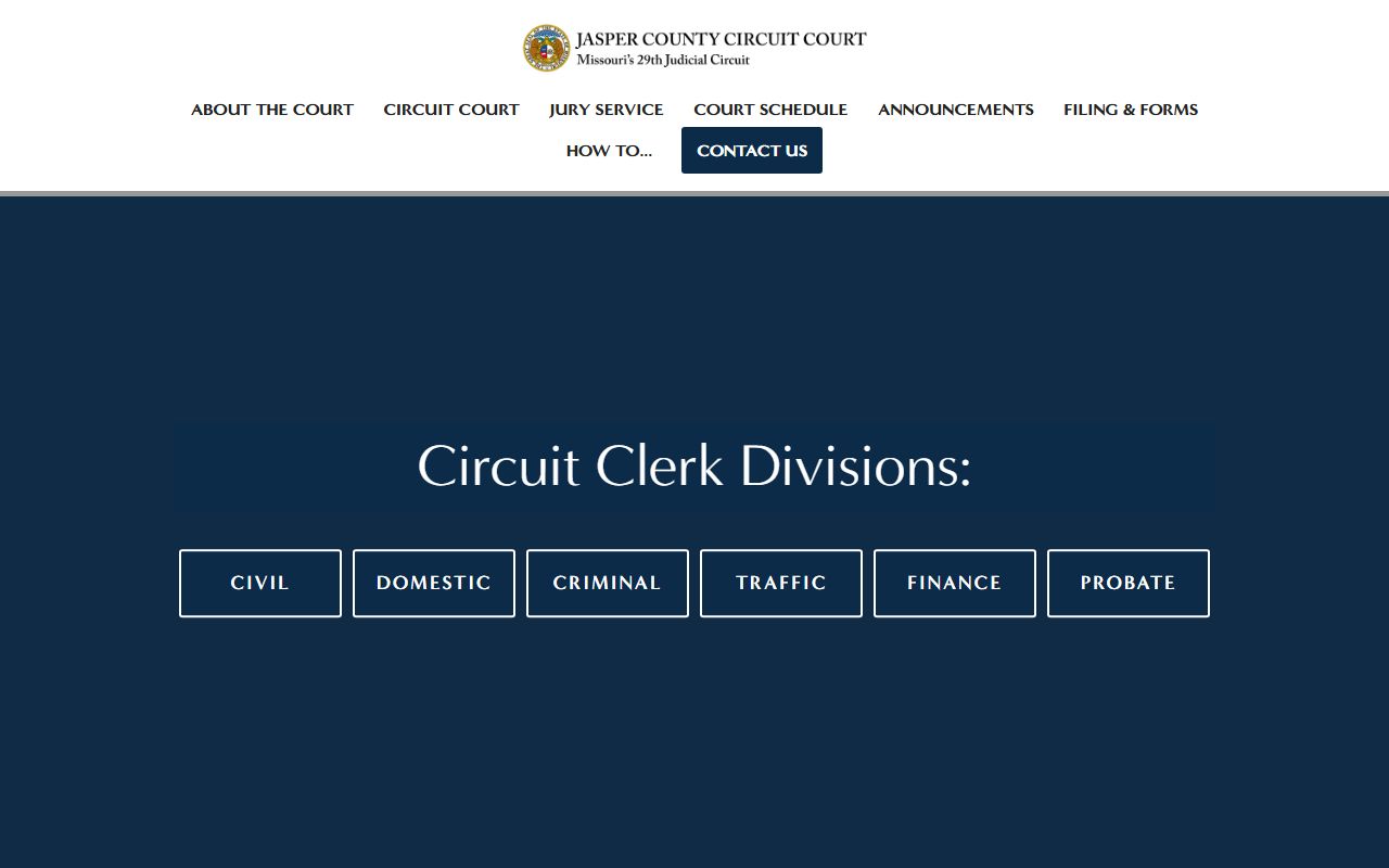 Jasper County court records sheriff and jail resources